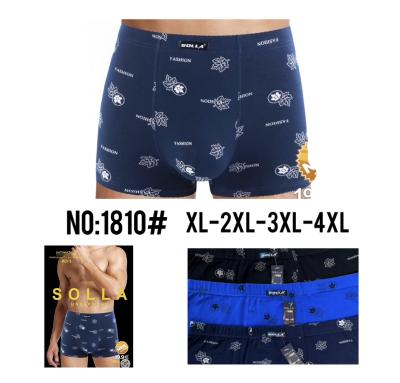 Трусы Хлопок  Размер XL-4XL Уп: 24 штук модель1810#