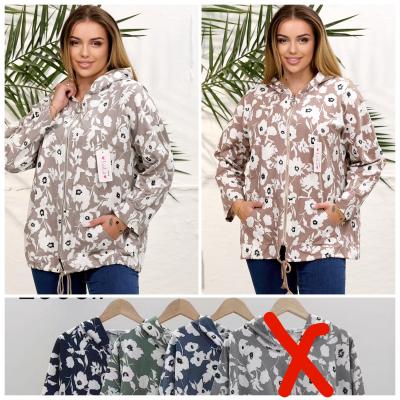 Ветровки осен женскй  Батал Трикотаж тонкий Размеры L. XL. 2XL. 3XL В ростовке 4 шт 