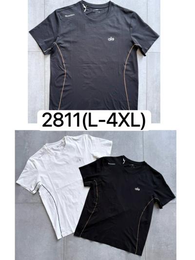 Футболка мужской трикотаж  L-4XL Упаковка один цвет 5размер/чёны/кофе/коричевый /беля