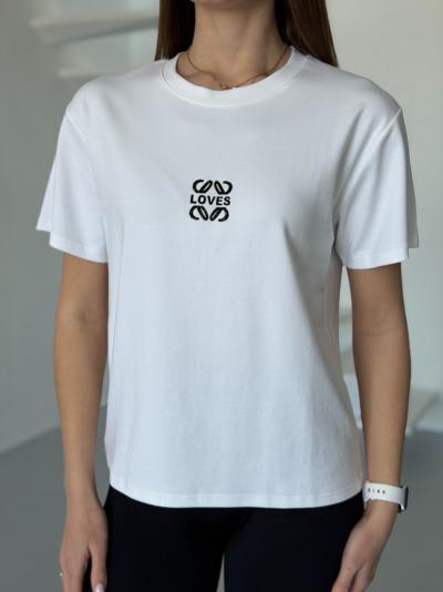 Футболки женские Полированный котон  XL/XXL длина 63 объем груди 53 (6шт) Различные цвета-4