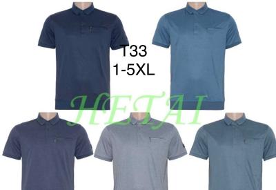 Футболки мужские ткань Lacoste один цвет (ГОLD GOLF MAN ) фирма  Модель:T33 Размер 1XL-5XL ростовке:5шт