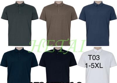 Футболки мужские ткань холодок один цвет (ГОLD GOLF MAN ) фирма  Модель:T03 Размер 1XL-5XL ростовке:5шт