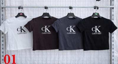 Футболки женские Ck( Calvin klein) Стандарт ткань: Вискоза хорошо тянущиеся 5 ед в уп (1 цвета)42,42,44,46,48
