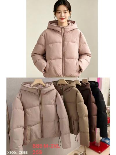Женская зимняя куртка цвет один цвет в упаковке, размер M2-XL, модель 885