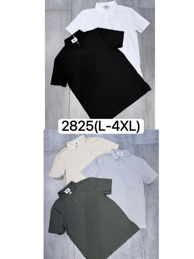Футболка мужской трикотаж  L-4XL Упаковка один цвет 5размер/чёны/кофе/коричевый /беля