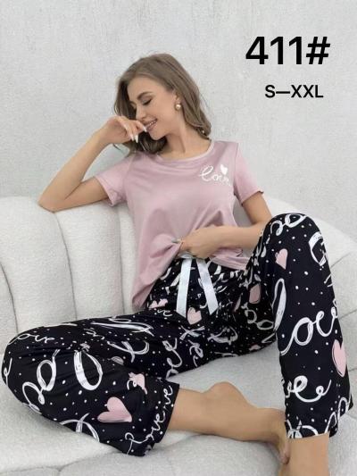 Пижамы  женские Ткань бамбук  95% COTTON  5%SPANDEX Размер S-M-L-XL-2XL Размер  50-52-54-56-58  Ростов 5 штук.