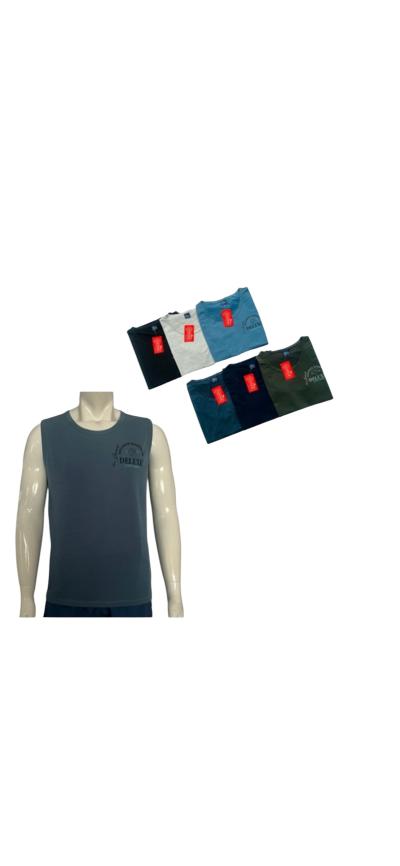 Майка мужская оптом ткань трикотаж микс цвет размер 2XL-5XL 