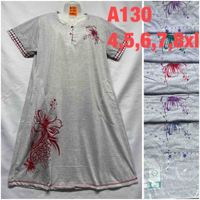 Ночнушка женская  4,5,6,7,8 xl Батал 5 шт пачка /разноцветны воротник