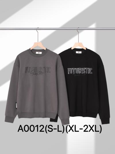 Мужская кофта ткань дабл фейс один цвет в упаковке размер (S-L)(Xl-2Xl) модель А0012