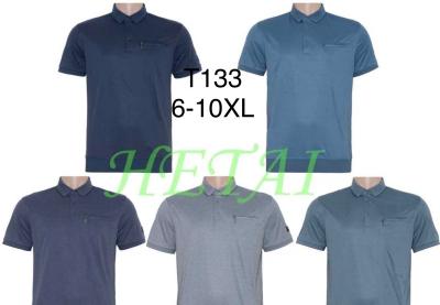 Футболки мужские ткань Lacoste один цвет (ГОLD GOLF MAN ) фирма  Модель:T133 Размер 6XL-10XL ростовке:5шт