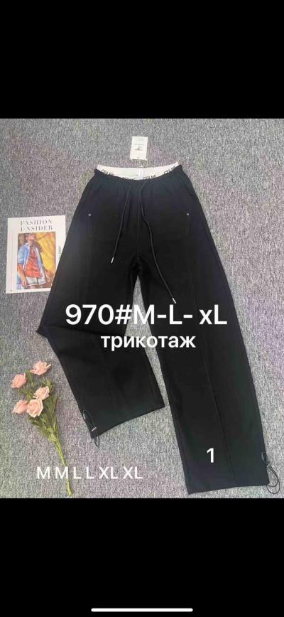 Женские джинсы ткань трикотаж цвет черный размер M-L-XL модель 970