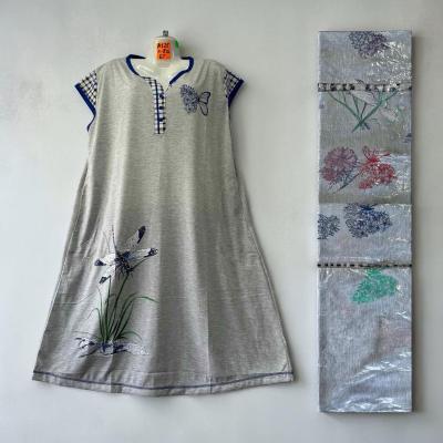 Ночнушка женская  4,5,6,7,8 xl Батал 5 шт пачка /разноцветный воротник