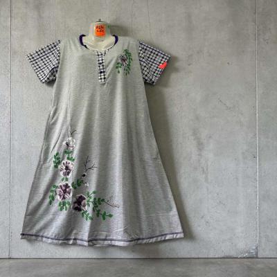 Ночнушка женская  1-5xl ( 48-58) 5 шт пачка /разноцветный воротник