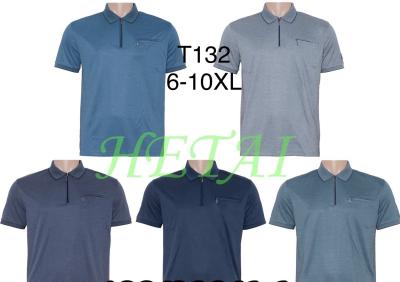Футболки мужские ткань Lacoste один цвет (ГОLD GOLF MAN ) фирма  Модель:T132 Размер 6XL-10XL ростовке:5шт