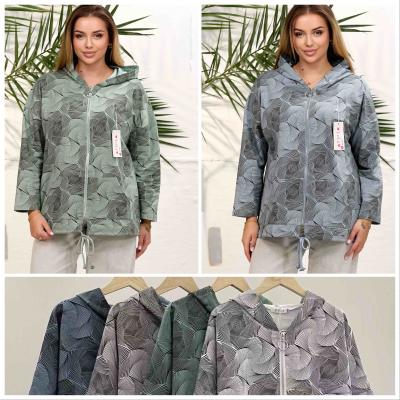 Ветровки осен женскй  Батал Трикотаж тонкий Размеры L. XL. 2XL. 3XL В ростовке 4 шт