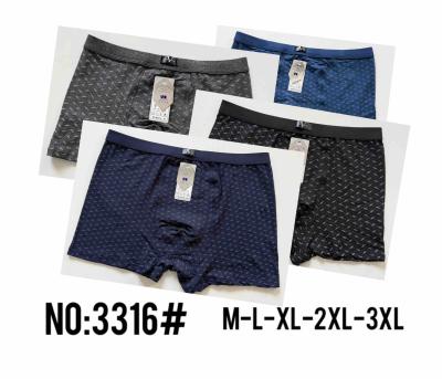 Мужский трусы оптом ткань 70%Cotton-22%Bamboo-8%Spandex модель 3316#