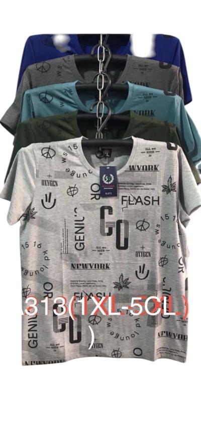 Футболки мужские оптом ткань холодок микс цвет размер XL-3XL не дорого оптом от прямого поставщика 
