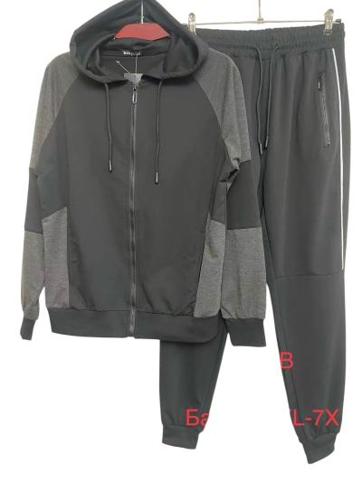 Костюм мужской оптом ткань трикотаж размер 3XL-7XL
